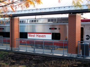 West Haven Rail Station Signage