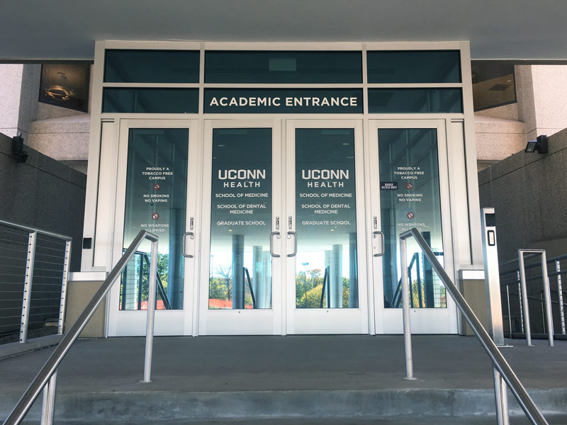 UCONN Health Center Academic Entrance