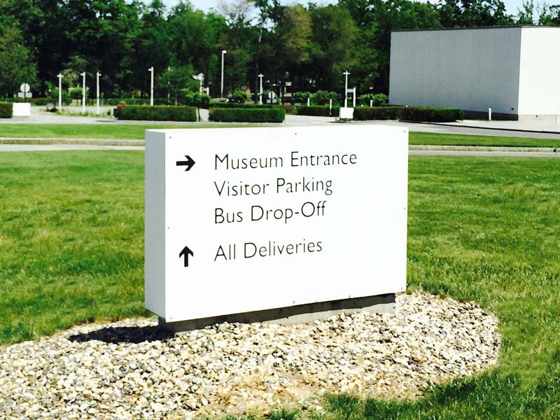 Eric Carle Museum Exterior and Interior Signage