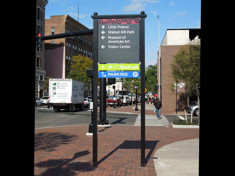 New Britain Wayfinding Signage System