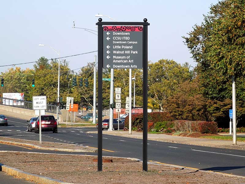 New Britain Wayfinding Signage System