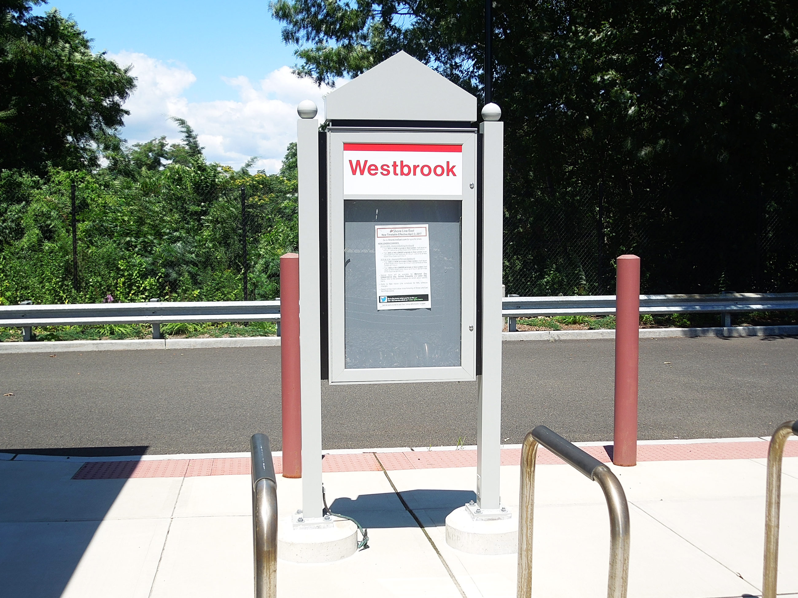 Westbrook Rail Station Wayfinding and ID Signage